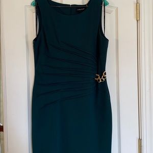 Hunter Green Work Dress